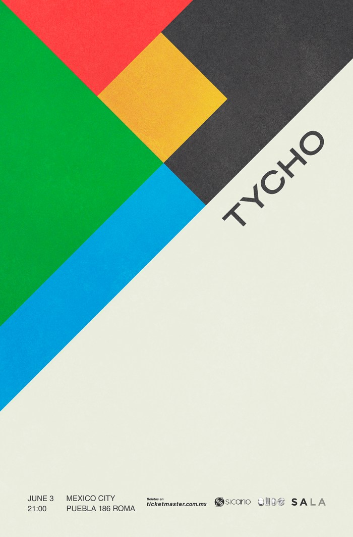 Poster designed by Scott Hansen (Tycho/ISO50) tychomexico